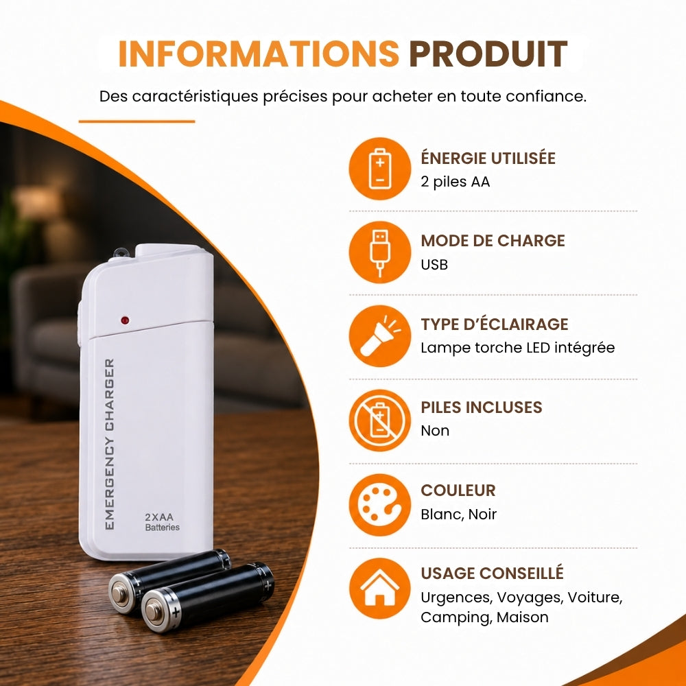 Chargeur portable