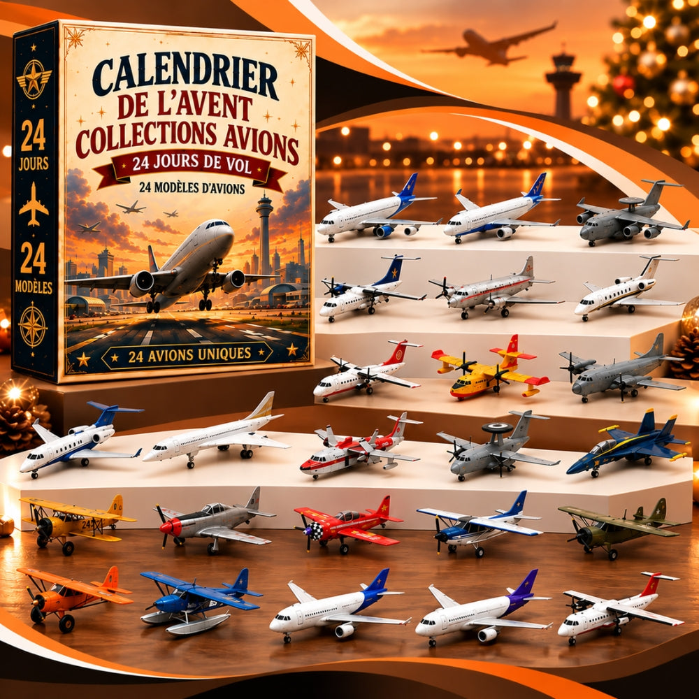 Calendrier de l'avent avions