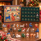 24 mini-figurines de chats