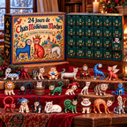 24 mini-figurines de chats
