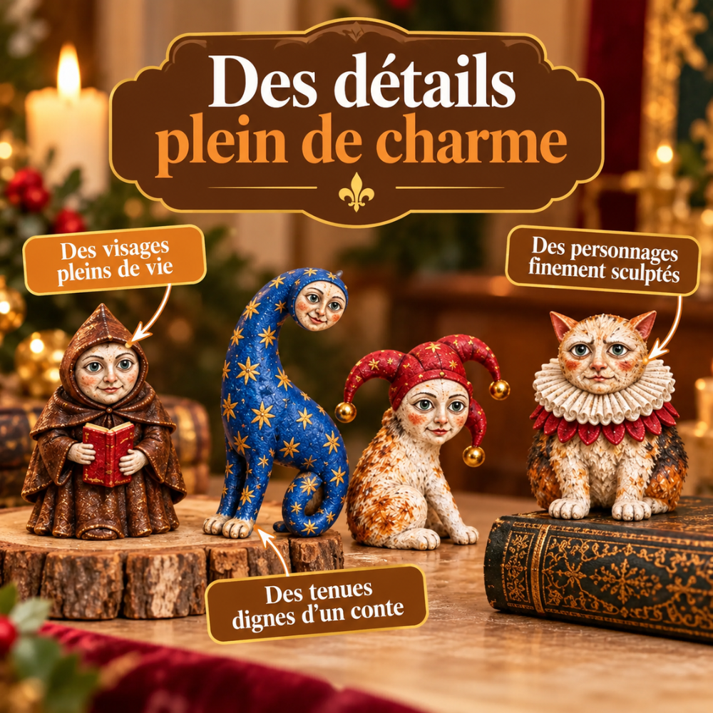 24 mini-figurines de chats photo 2