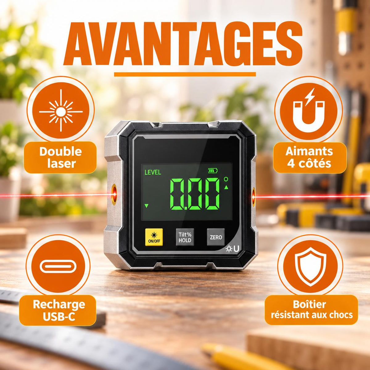 carrousel 2 Niveau laser numérique