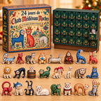 24 mini-figurines de chats