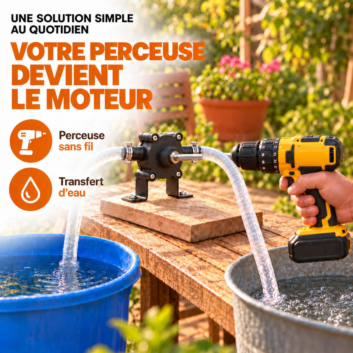 photo 1 Pompe pour perceuse