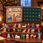 24 mini-figurines de chats