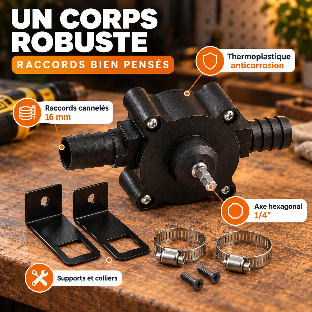 photo 2 Pompe pour perceuse