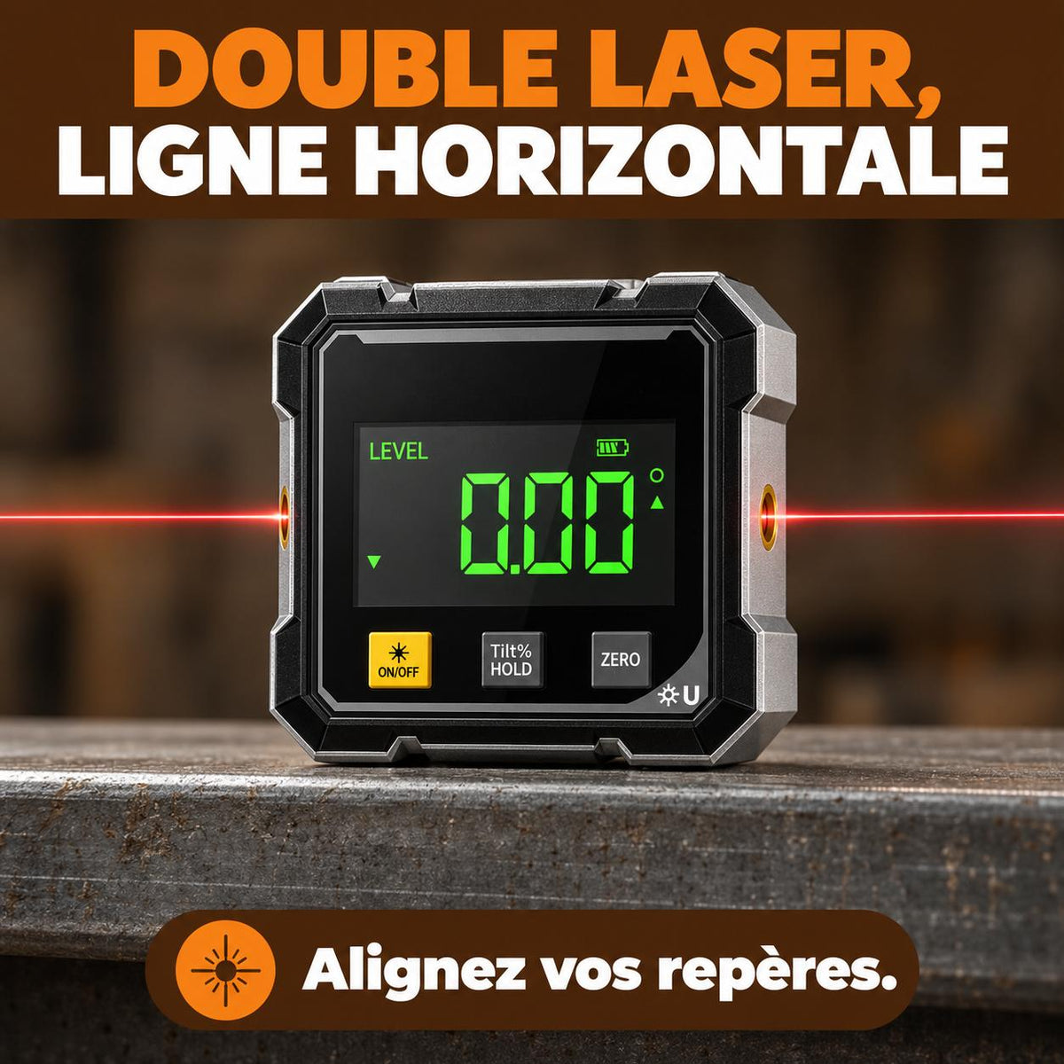 carrousel 4 Niveau laser numérique