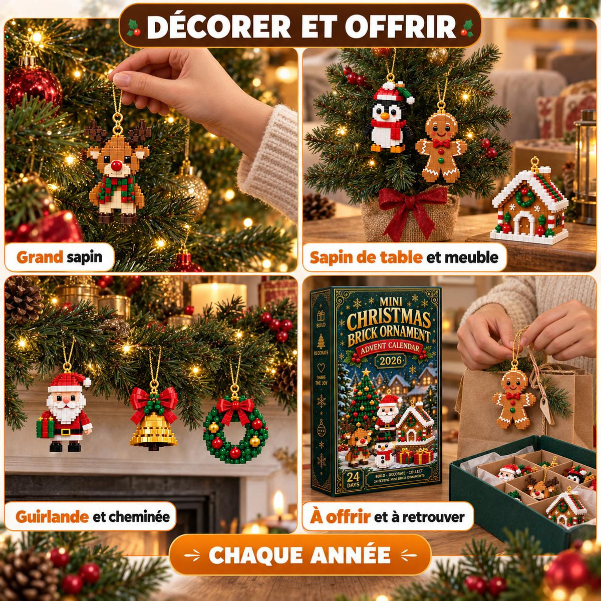 Calendrier avent briques photo 4