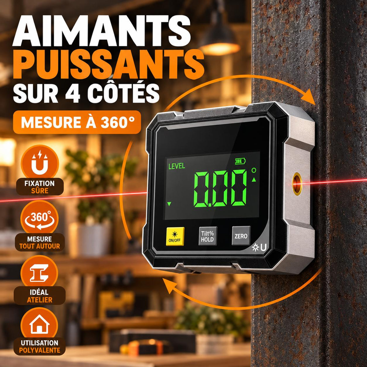 carrousel 3 Niveau laser numérique