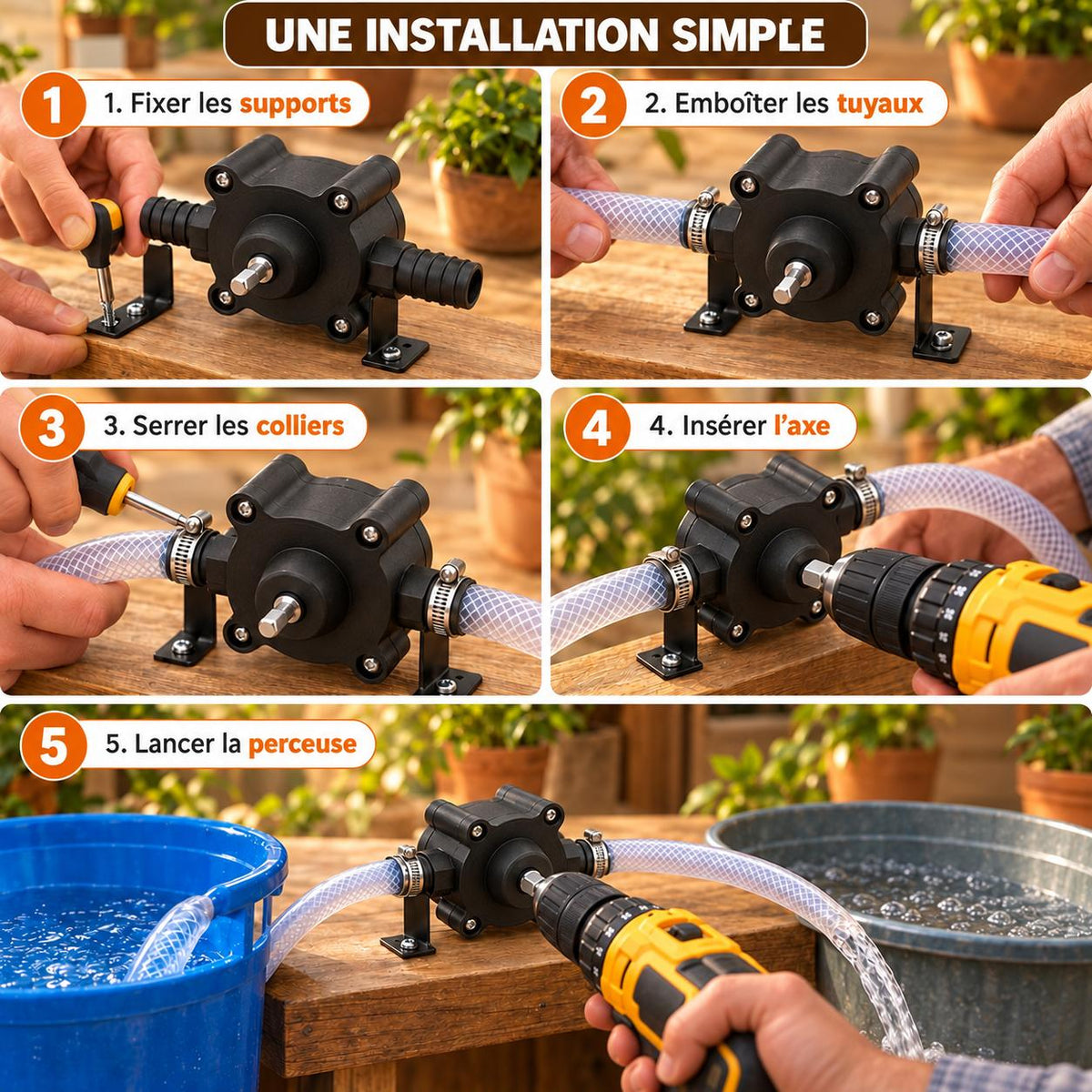 photo 4 Pompe pour perceuse